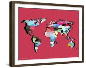 Map7-Mark Ashkenazi-Framed Giclee Print