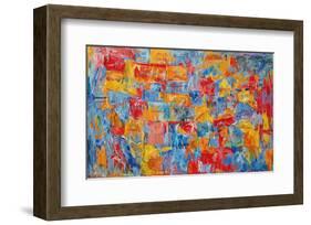 Map-Jasper Johns-Framed Art Print