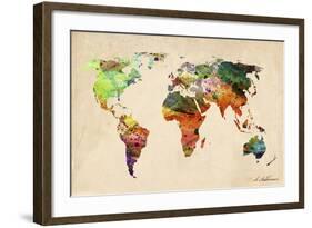 Map-Mark Ashkenazi-Framed Giclee Print