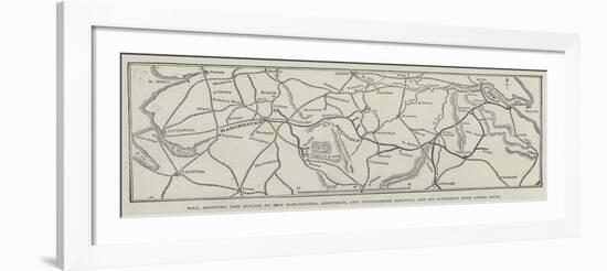 Map-null-Framed Giclee Print