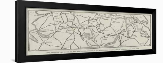 Map-null-Framed Giclee Print