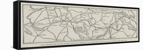 Map-null-Framed Stretched Canvas
