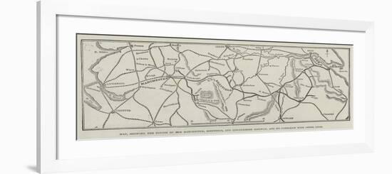 Map-null-Framed Giclee Print