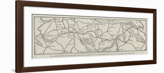 Map-null-Framed Giclee Print