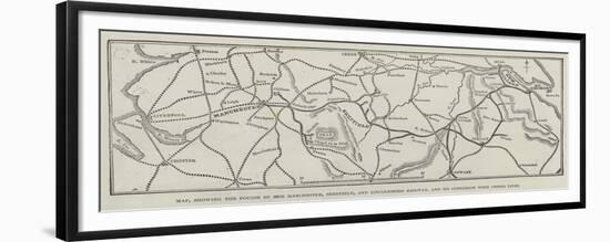 Map-null-Framed Giclee Print