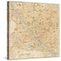 Mapa Di Firenze, 1896-Lorenzo Fiore-Stretched Canvas