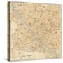 Mapa Di Firenze, 1896-Lorenzo Fiore-Stretched Canvas