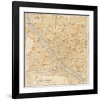 Mapa Di Firenze, 1896-Lorenzo Fiore-Framed Art Print