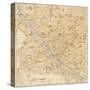 Mapa Di Firenze, 1896-Lorenzo Fiore-Stretched Canvas