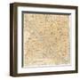 Mapa Di Firenze, 1896-Lorenzo Fiore-Framed Art Print