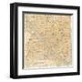 Mapa Di Firenze, 1896-Lorenzo Fiore-Framed Art Print