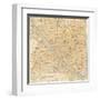 Mapa Di Firenze, 1896-Lorenzo Fiore-Framed Art Print