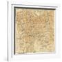 Mapa Di Roma, 1898-Lorenzo Fiore-Framed Art Print