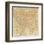 Mapa Di Roma, 1898-Lorenzo Fiore-Framed Art Print