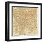 Mapa Di Roma, 1898-Lorenzo Fiore-Framed Art Print