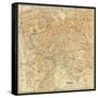 Mapa Di Roma, 1898-Lorenzo Fiore-Framed Stretched Canvas