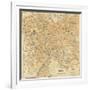 Mapa Di Roma, 1898-Lorenzo Fiore-Framed Art Print