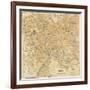 Mapa Di Roma, 1898-Lorenzo Fiore-Framed Art Print