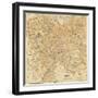 Mapa Di Roma, 1898-Lorenzo Fiore-Framed Art Print