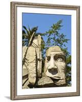 Maphuce Statue, Plaza De Armas, Santiago, Chile, South America-Michael DeFreitas-Framed Photographic Print