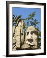 Maphuce Statue, Plaza De Armas, Santiago, Chile, South America-Michael DeFreitas-Framed Photographic Print