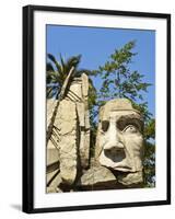Maphuce Statue, Plaza De Armas, Santiago, Chile, South America-Michael DeFreitas-Framed Photographic Print