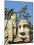 Maphuce Statue, Plaza De Armas, Santiago, Chile, South America-Michael DeFreitas-Mounted Photographic Print