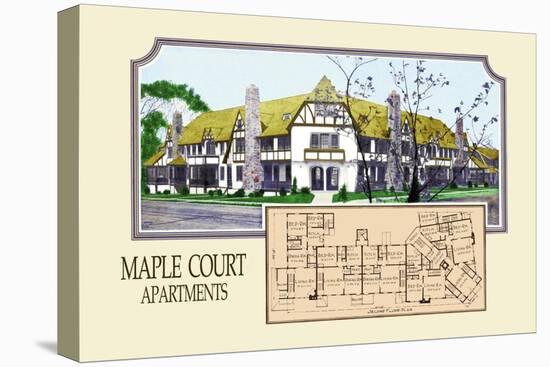 Maple Court Apartments-Geo E. Miller-Stretched Canvas