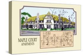 Maple Court Apartments-Geo E. Miller-Stretched Canvas