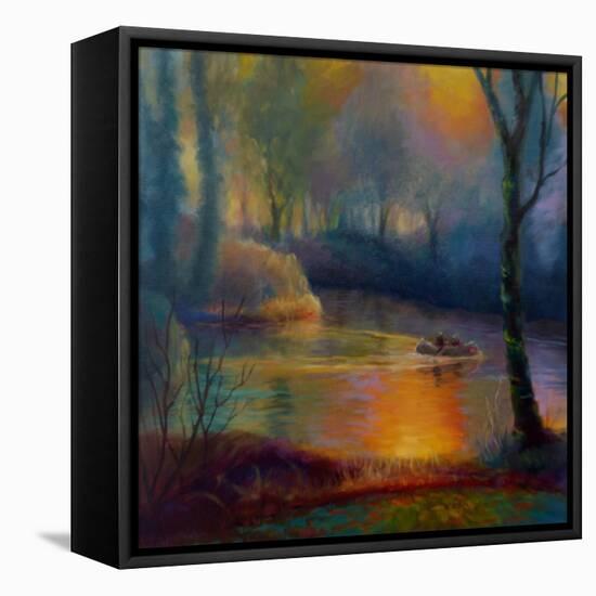 Maple Glow, 2018-Lee Campbell-Framed Stretched Canvas