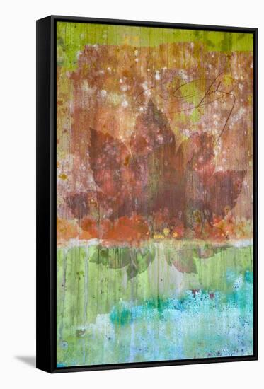 Maple Leaf II-Kathy Mahan-Framed Stretched Canvas