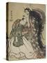 Maple Leaf Viewing (Momiji Gari), 1794-Toshusai Sharaku-Stretched Canvas