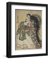 Maple Leaf Viewing (Momiji Gari), 1794-Toshusai Sharaku-Framed Premium Giclee Print
