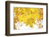 Maple Leaves Dressed in Yellow-Petr Bednarik-Framed Photographic Print