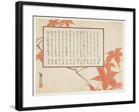 Maple Leaves-Sat? Gyodai-Framed Giclee Print