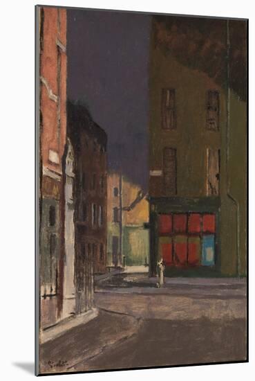 Maple Street, London, c.1915-23-Walter Richard Sickert-Mounted Giclee Print