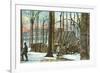 Maple Sugar Camp, Vermont-null-Framed Premium Giclee Print