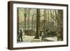 Maple Sugar Camp, Vermont-null-Framed Art Print