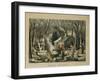 Maple Sugaring, Early Spring in the Northern Woods, 1872-Currier & Ives-Framed Giclee Print