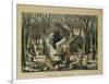 Maple Sugaring, Early Spring in the Northern Woods, 1872-Currier & Ives-Framed Giclee Print