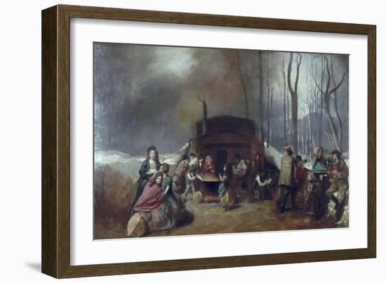 Maple Syrup, C1865-Eastman Johnson-Framed Giclee Print