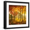 Maples at Dusk II-Graham Reynolds-Framed Art Print