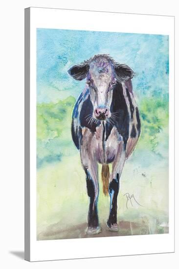 Mapleview Cow-Beverly Dyer-Stretched Canvas