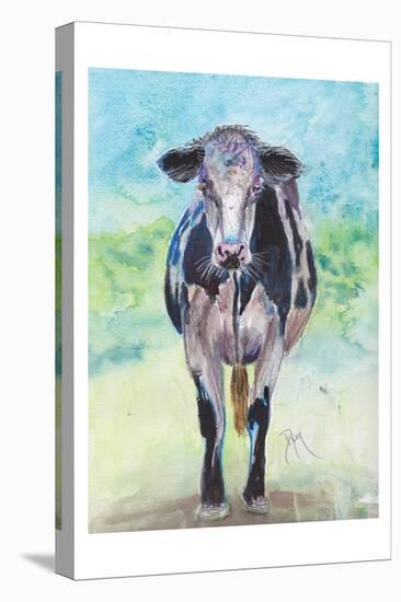 Mapleview Cow-Beverly Dyer-Stretched Canvas