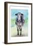 Mapleview Cow-Beverly Dyer-Framed Art Print