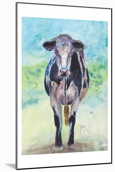 Mapleview Cow-Beverly Dyer-Mounted Art Print