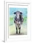 Mapleview Cow-Beverly Dyer-Framed Art Print