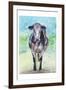 Mapleview Cow-Beverly Dyer-Framed Art Print