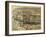 Maplewood, New Jersey - Panoramic Map-Lantern Press-Framed Art Print