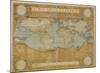Mappa Del Mondo - Antique Style World Map Poster-null-Mounted Poster